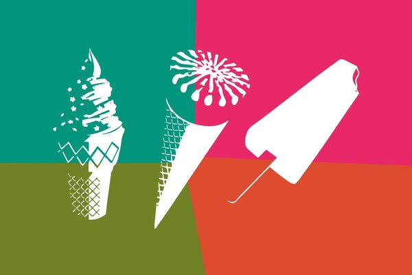 Тапет – Поп арт сладолед