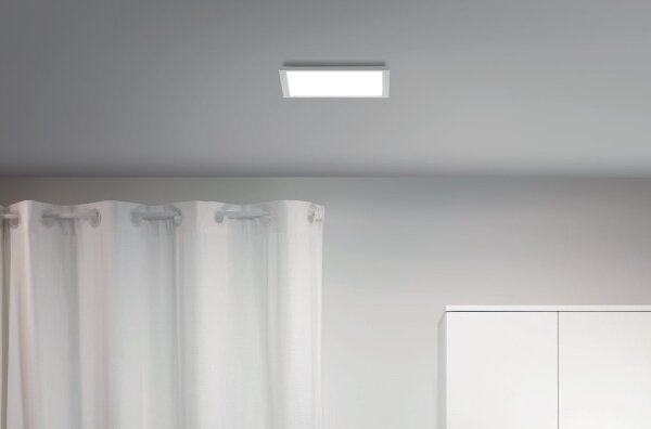 WiZ - LED Димируем плафон SUPERSLIM LED/12W/230V бял Wi-Fi