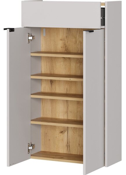 Кремаво висящо шкафче 56x97x22 cm Ameca – Germania