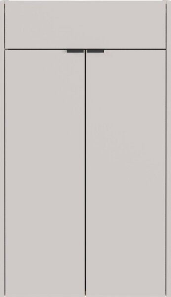 Кремаво висящо шкафче 56x97x22 cm Ameca – Germania