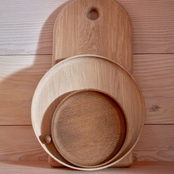 Дървена тава ø 30 cm Inka – OYOY Living Design