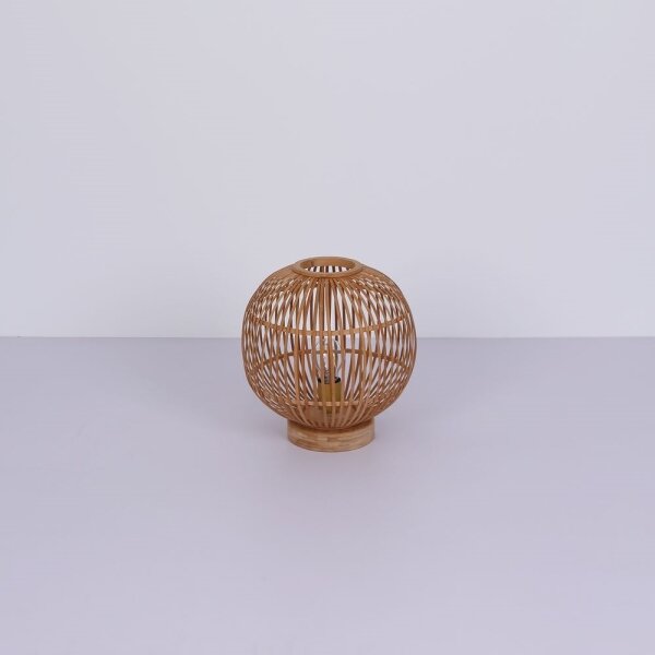 Globo 15368T - Настолна лампа HILDEGARD 1xE27/60W230V бамбукова