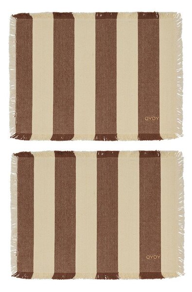 Подложки за хранене в комплект 2 бр. от органичен памук 36x48 cm Toppu – OYOY Living Design