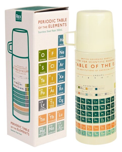 Кремав детски термос 350 ml Periodic Table – Rex London