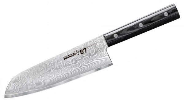 DAMASCUS 67 SANTOKU НОЖ 17.5 СМ