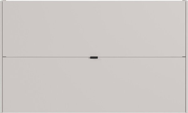 Кремава накланяща се/висяща стойка за обувки от декор от дъб 140x83x18 cm Ameca – Germania