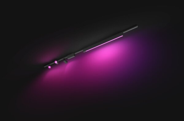 Philips-К-кт 4бр.LED RGB димируеми лампи за релсова система Hue LED RGB/44,6W/230V