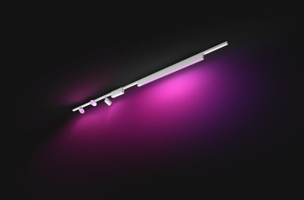 Philips-К-кт 4бр.LED RGB Dдимируеми лампи за релсова система Hue LED RGB/44,6W/230V