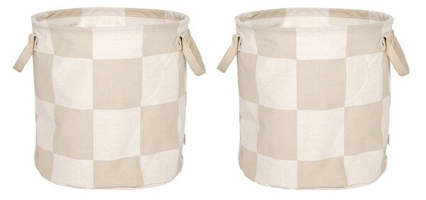 Текстилни кошници в комплект 2 бр. ø 32x32 cm Chess – OYOY Living Design