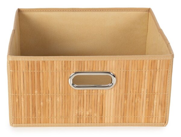 Бамбукова кутия за съхранение в естествен цвят 31x31x15 cm – Compactor