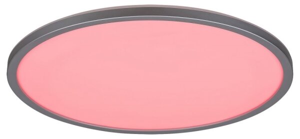 Rabalux 2290 - LED RGB димируемо таванно осветително тяло RASMUS LED/22W/230V + дистанционно управление
