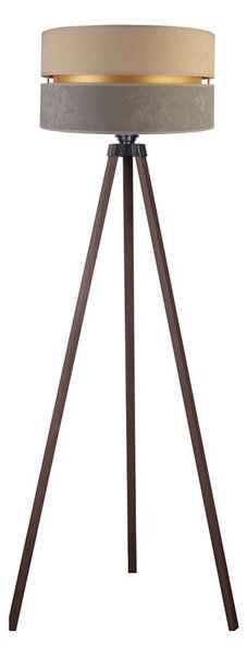 Duolla - Лампион DUO 1xE27/60W/230V Ø 44 см бежов/сив/кафяв