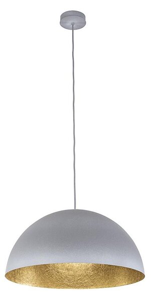 Пендел SFERA 1xE27/60W/230V Ø 50 см сив/златист