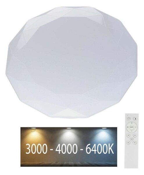 LED Димируем плафон LED/40W/230V 3000K/4000K/6500K + д.у