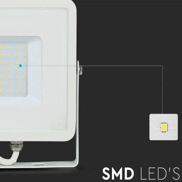 LED Прожектор SAMSUNG CHIP LED/50W/230V 6500K IP65 бял