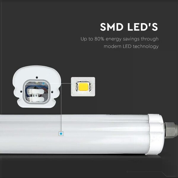 LED Индустриална флуоресцентна лампа G-SERIES LED/36W/230V 4500K 120см IP65