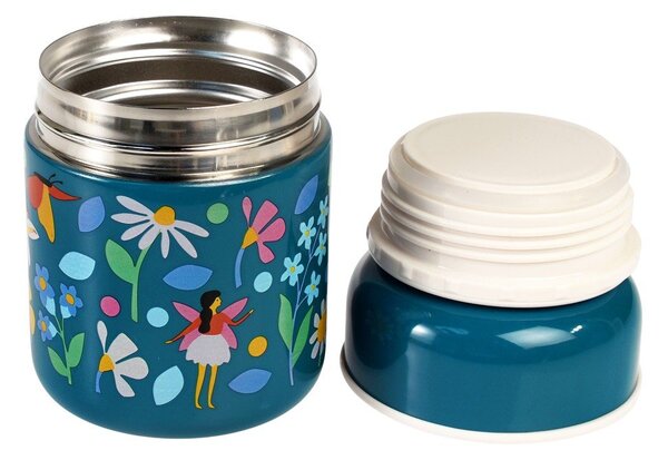 Син детски термос за храна 280 ml Fairies in the Garden – Rex London