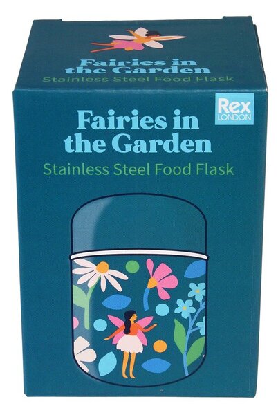 Син детски термос за храна 280 ml Fairies in the Garden – Rex London