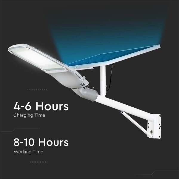 LED димируема соларна улична лампа LED/50W/6,4V 6000K IP65 с DO