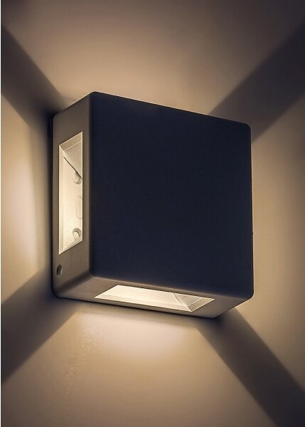 Rabalux 7318 - LED Екстериорен аплик LIPPA LED/6W/230V IP54 бял