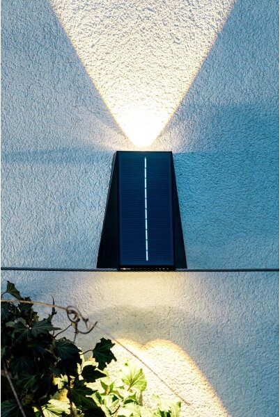 Immax 08490L - LED соларен стенен фенер с сензор LED/2W/5V IP54
