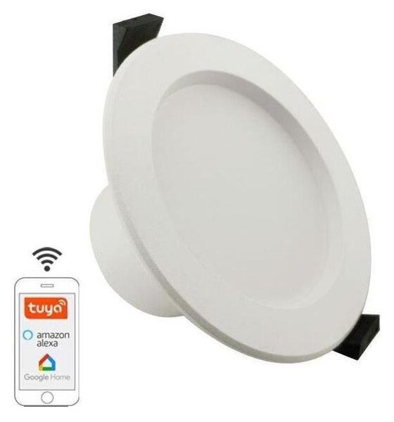 LED Димируема лампа за баня LED/10W/230V 3000K-6500K Wi-Fi Tuya IP44