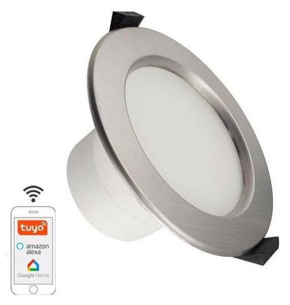 LED Димируема лампа за баня LED/10W/230V 3000K-6500K Wi-Fi Tuya IP44