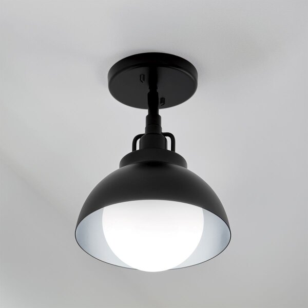 Kichler KL-NIVA-1W-1P-BK - Аплик NIVA 1xE27/40W/230V черен