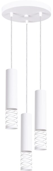 Sollux SL.1689 - Пендел LAMI 3xGU10/10W/230V бял