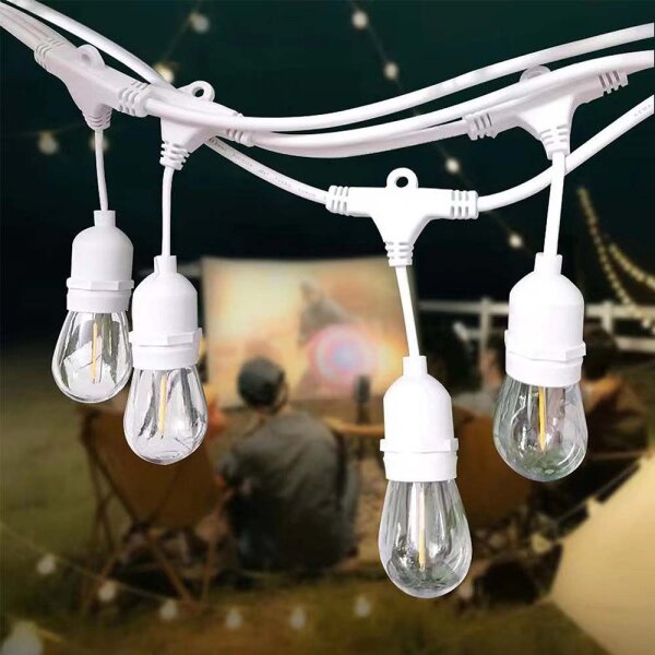 Екстериорни лампички STRING 15xE27/40W/230V 15 м IP65