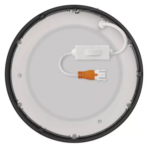 LED Плафон LED/12,5W/230V 3000/3500/4000K Ø 17 см черен