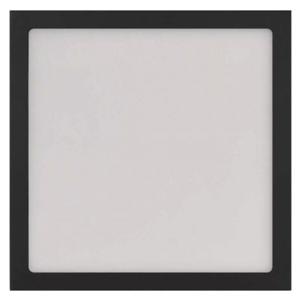 LED Плафон LED/12,5W/230V 3000/3500/4000K 17x17 см черен