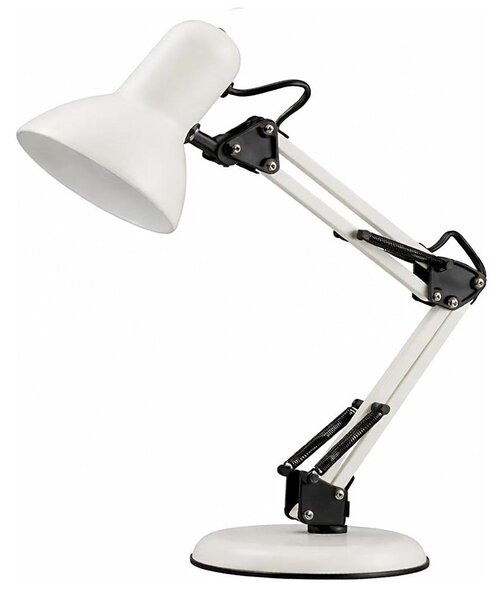 Бяла настолна лампа 1xE14/25W/230V
