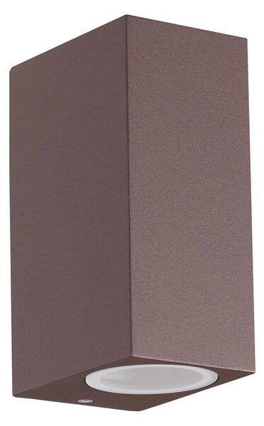 Ideal Lux - Външна стенна лампа UP 2xG9/15W/230V IP44 кафява