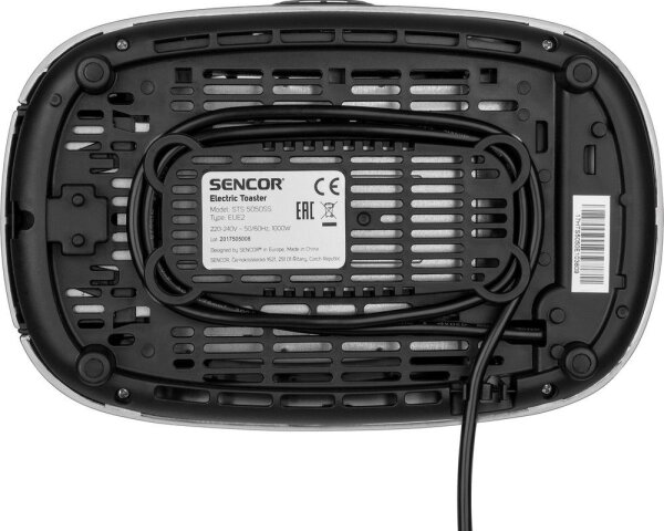 Sencor - Тостер с 2 отвора и претопляне 1000W/230V мед