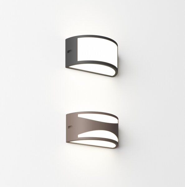 Ideal Lux - Външно стенно осветително тяло REX 1xE27/60W/230V IP44 кафяво