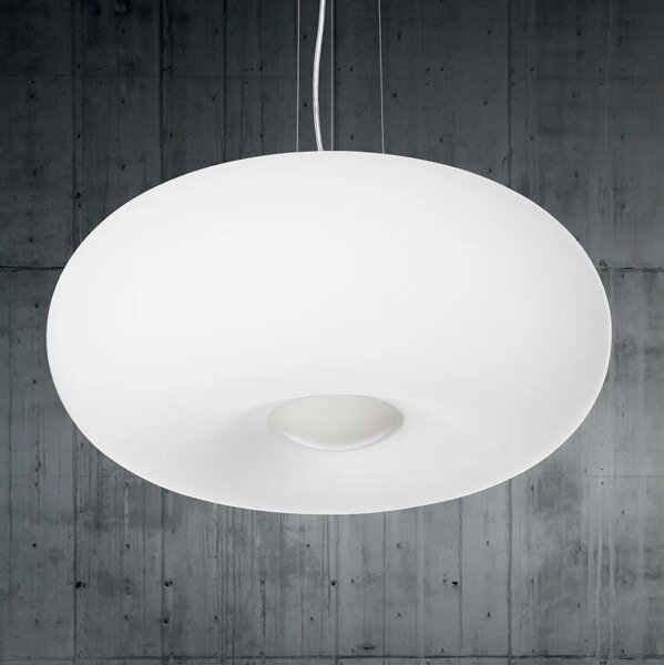 Ideal Lux - Полилей на кабел ULISSE 3xE27/60W/230V, диаметър 42 см, бял