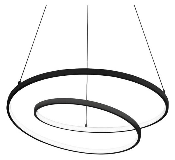 Ideal Lux - димируем LED полилей на кабел OZ LED/48W/230V Ø 60 см CRI 90 черен