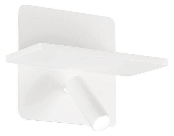 Ideal Lux - LED стенен спот PIANO LED/10W/230V CRI 90 USB бял