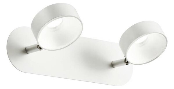 Ideal Lux - LED стенен точков аплик OBY 2xLED/6W/230V CRI 90 бял