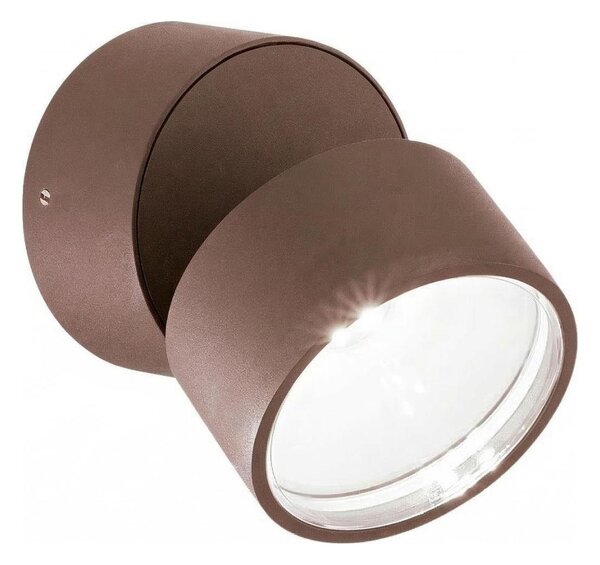 Ideal Lux - LED външно стенно осветително тяло OMEGA LED/7W/230V CRI 90 IP54 кафяво