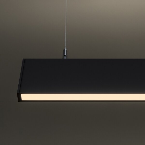 Ideal Lux - LED полилей на кабел LINUS LED/32W/230V 3000K CRI 90 120 cm черен
