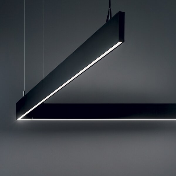 Ideal Lux - LED полилей на кабел LINUS LED/32W/230V 3000K CRI 90 120 cm черен