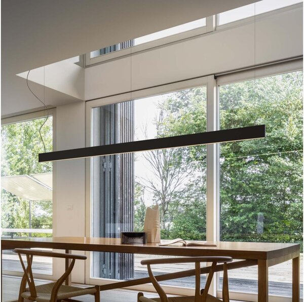 Ideal Lux - LED полилей на кабел LINUS LED/32W/230V 3000K CRI 90 120 cm черен