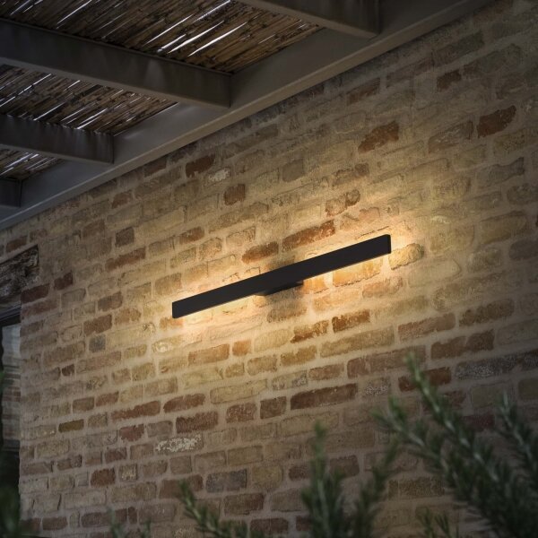 Ideal Lux - LED външен стенен осветител LINEA LED/20W/230V CRI 90 104 cm IP54 черен