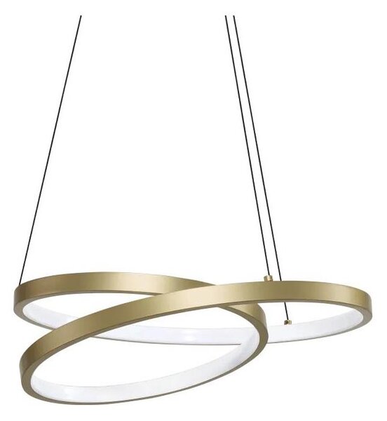 Ideal Lux - LED полилей на кабел OZ LED/38W/230V, диаметър 40 см, CRI 90, златист цвят