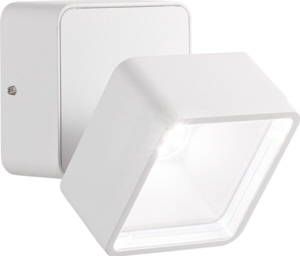 Ideal Lux - LED външен стенен осветител OMEGA LED/7W/230V CRI 90 IP54 бял