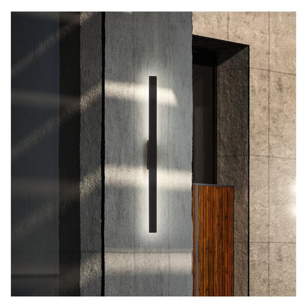 Ideal Lux - LED външен стенен осветител LINEA LED/20W/230V CRI 90 104 cm IP54 черен