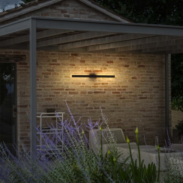 Ideal Lux - LED външен стенен осветител LINEA LED/20W/230V CRI 90 104 cm IP54 черен