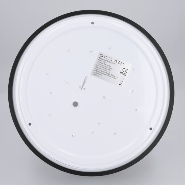 Brilagi - LED плафон NAOMI LED/24W/230V Ø 28,5 cm черен